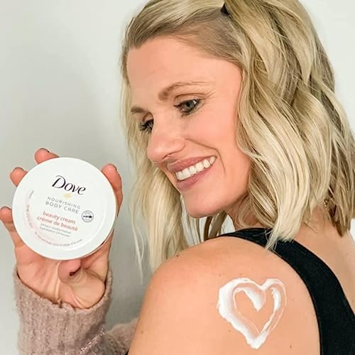 Dove Nourishing Body Care Face, Hand and Body Beauty Cream for Normal to Dry Skin Lotion for Women with 24 Hour Moisturization, 2.53 FL OZ (Pack of 3) - Image 4
