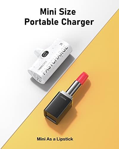 VEEKTOMX Mini Portable Charger for iPhone, Small Power Bank Fast Charging 5000mAh PD Battery Pack Compatible with iPhone 14/14 plus/14 Pro Max/13/13Pro Max/12/12Mini/11/XR/XS/X/8/7 Travel Essentials - Image 4