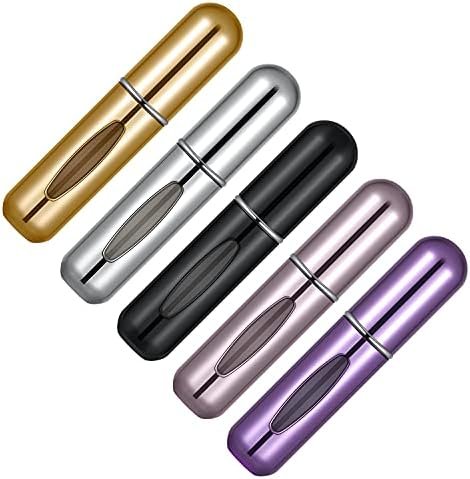 VONOVO Portable Mini Refillable Perfume Atomizer Bottle Atomizer Travel Size Spray Bottles Accessories 5 sets of 5ml/0.2oz - Image 2