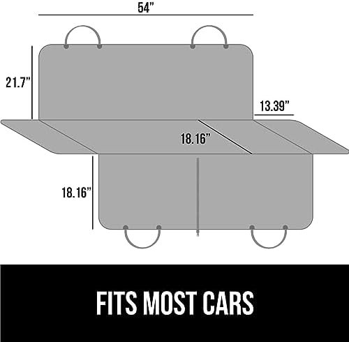 Gorilla Grip Waterproof Heavy Duty Easy Clean Dog Car Seat Cover, Grip Dot Backing, Back Seat Protector for Dogs Muddy Paws, Tear Resistant Hammock, Truck Sedan SUV, Pet Travel Accessories, Black - Image 6