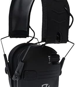 Walker's Razor Slim Electronic Muff, Black