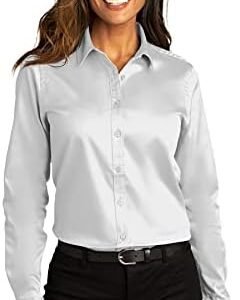 Port Authority Ladies Long Sleeve SuperPro ReactTwill Shirt. LW808