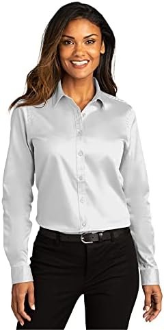 Port Authority Ladies Long Sleeve SuperPro ReactTwill Shirt. LW808