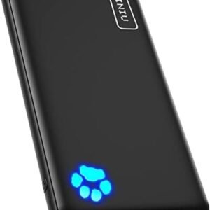 INIU Portable Charger, Slimmest 10000mAh 5V/3A Power Bank, USB C in&out High-Speed Charging Battery Pack, External Phone Powerbank Compatible with iPhone 15 14 13 12 11 Samsung S22 S21 Google iPad etc