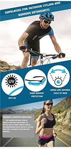 TopG UV400 2 Sports Sunglasses, For KIDS RIDING, Light frame Sunglasses, Boys Girls, White Red Green Black, Baseball Golf - Image 3