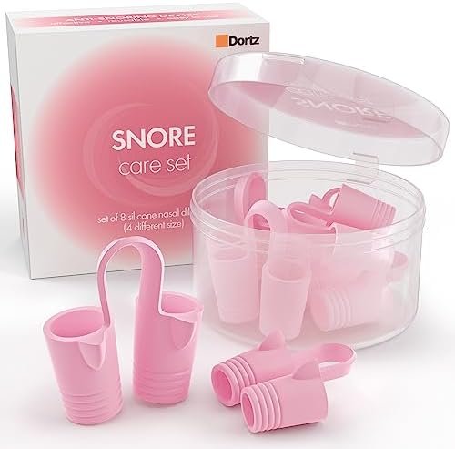 Set of Nose Vents - Effective Snoring Solution - Nasal Dilators, Anti Snoring Devices - Snore Stopper - Sleep Improvement - Relieve Nasal Congestion Due to Colds, Allergy, Deviated Septum
