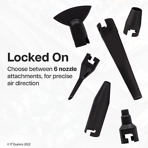 IT Dusters AirTec Ultra Electric Air Duster Blower for PC, Laptop, Console, Electronics and Home Cleaning, Environmental Alternative to Spray air can Duster Keyboard Cleaner (Type 3) - Image 6