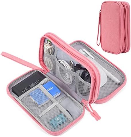 Electronic Organizer Travel USB Cable Accessories Bag/Case,Waterproof for Power Bank,Charging Cords,Chargers,Mouse ,Earphones Flash Drive - Image 2