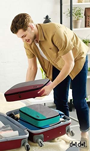 Packing Cubes for Suitcases - 5 Pcs set of Packing Cubes for Travel - Packing Cubes for Carry on Suitcase Organizer Bags - Travel Cubes Travel Organizer Bags for Luggage - Image 7