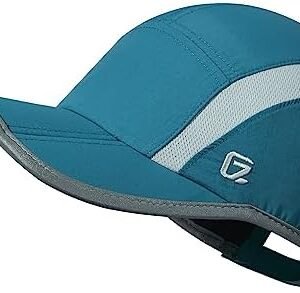 GADIEMKENSD Reflective Folding Outdoor Hat Unstructured Design UPF 50+ Sun Protection Sport Hats for Womens and Mens