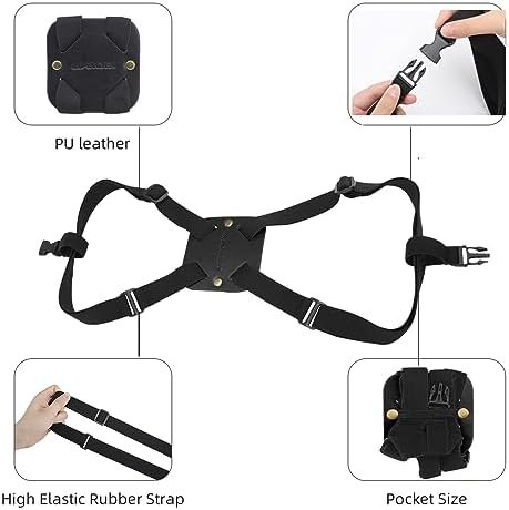 Luggage Straps, Lapinchen Bag Bungee, Luggage Bungee, Luggage Straps Suitcase Adjustable Belt, Adjustable and Portable Travel Suitcase Accessory, Black - Image 2