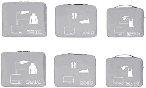 Packing Cubes Set Travel Luggage Organizers Suitcase Lightweight Accessories - Image 3