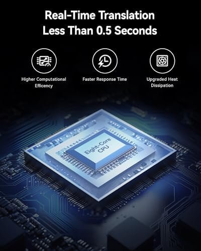 Jarvisen Language Translator Device, Two-Way Instant Voice Translator for 108 Languages, Real-Time Translation Device with Online Offline Translation, Portable Traductor for Travel, Business - Image 4