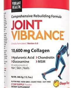 Vibrant Health, Joint Vibrance, Comprehensive Joint and Cartilage Support, Orange Pineapple, 21 Servings