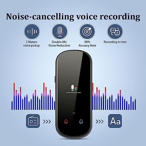 Instant Lanquage Translator Device,Electronic Foreign Language Translators,Two-Way Smart Voice and Photo Pocket Translator Real Time, 138 Languages Supported, Standy 180H, Portable Offline Translatio - Image 6