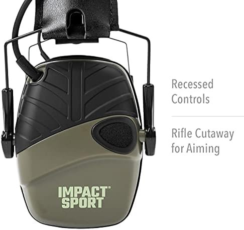 Howard Leight by Honeywell Impact Sport Sound Amplification Electronic Shooting Earmuff - Image 9