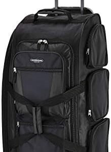 Travelers Club Xpedition 30 Inch Multi-Pocket Upright Rolling Duffel Bag