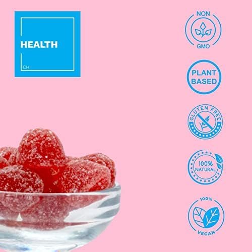 Consult Health BIOTIN Boost Biotin Rich Gummies for Gorgeous Hair, Skin and Nails - 10,000 mcg - Vitamin B Dietary Supplement - Raspberry Flavor - Black Carrot - 60 Count (1 Pack) - Image 5