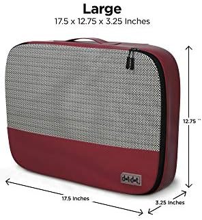 Packing Cubes for Suitcases - 5 Pcs set of Packing Cubes for Travel - Packing Cubes for Carry on Suitcase Organizer Bags - Travel Cubes Travel Organizer Bags for Luggage - Image 4