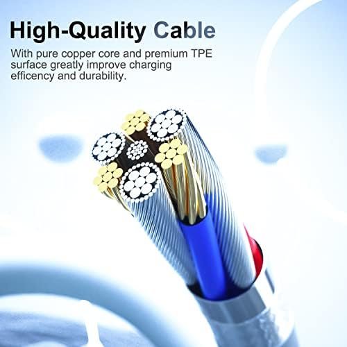 iPhone Charger 6 Feet Apple MFi Certified, Lightning Cable 6FT Fast Charging Cord Compatible with iPhone 14 13 12 11 Pro Max XR XS X 8 7 Plus 6S / iPad/Airpods (3 Pack) - Image 7