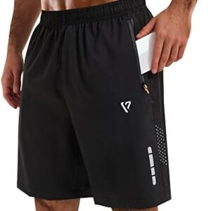 FIONECA Mens Athletic Shorts Quick Dry, Lightweight Running Shorts for Men with Pocket Workout Gym Shorts for Men Training