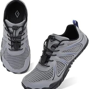 Lefflow Womens Hiking Water Shoes Mens Minimalist Barefoot Shoes Beach Pool Walking Sneakers | Wide Toe Box