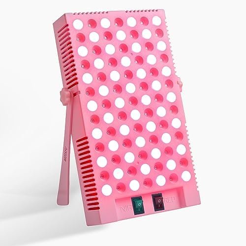 Red Light Therapy Device lamp for Face Body.660nm and Near-Infrared 850nm LED Light Combo for Skin Beauty, Pain Relief of Muscles and Joints