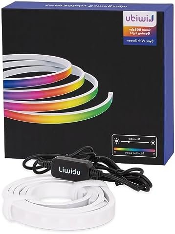 Liwidu Monitor Backlight, LED Strip Light Sync with Screen Color & Music for Games Movies etc, LED Strip Lights Easy to Use Without Camera, Software Control-32