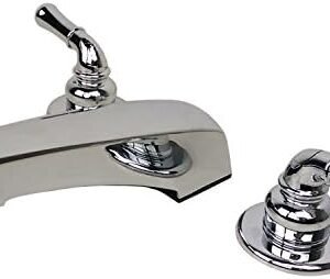 Laguna Brass 3340CP Mobile Home Two Handle Non-Metallic Adjustable Garden Tub Filler, Chrome Finish