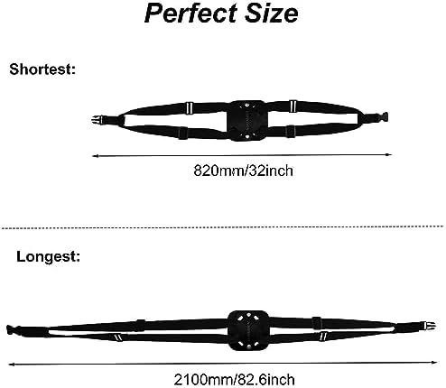 Luggage Straps, Lapinchen Bag Bungee, Luggage Bungee, Luggage Straps Suitcase Adjustable Belt, Adjustable and Portable Travel Suitcase Accessory, Black - Image 5