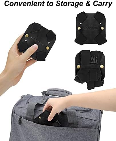 Luggage Straps, Lapinchen Bag Bungee, Luggage Bungee, Luggage Straps Suitcase Adjustable Belt, Adjustable and Portable Travel Suitcase Accessory, Black - Image 4