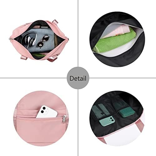 NPBAG Women Travel Duffel Bag, Multi Functional Large Expandable Weekender Carry-on Tote, Gym Workout Overnight Mommy Hospital Bag for Labor and Delivery - Image 6