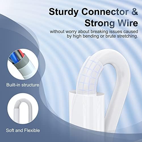 iPhone Charger 6 Feet Apple MFi Certified, Lightning Cable 6FT Fast Charging Cord Compatible with iPhone 14 13 12 11 Pro Max XR XS X 8 7 Plus 6S / iPad/Airpods (3 Pack) - Image 5