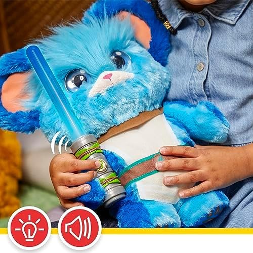 STAR WARS Young Jedi Adventures Jabberin' Jedi Nubs, Electronic Plush, Lights & Sounds, Toys, Preschool Toys for 3 Year Old Boys & Girls - Image 3
