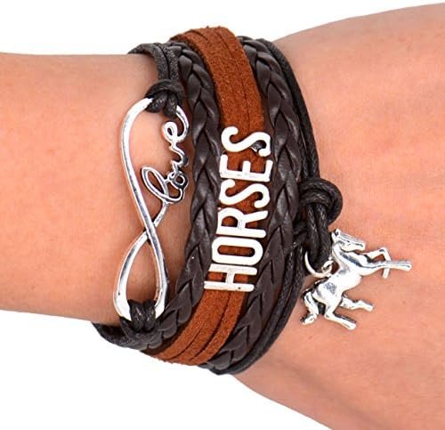 Yabber Horse Love Forever & Ever Infinity Bracelet - Leather Wrap - Image 3