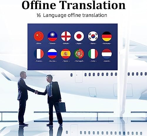Instant Lanquage Translator Device,Electronic Foreign Language Translators,Two-Way Smart Voice and Photo Pocket Translator Real Time, 138 Languages Supported, Standy 180H, Portable Offline Translatio - Image 4