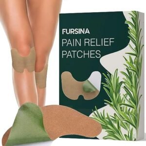 FURSINA Pain Relief Patches, Knee Pain Relief Patch, Knee Pain Relief with Herbal Ingredients, Long Lasting Relief of Muscle Joint Pains - Heat Patches for Pain Relief 12 PCS