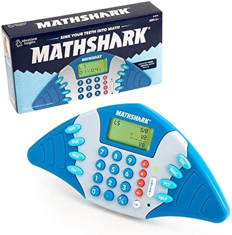 Educational Insights MathShark Electronic Math Game, Handheld Electronic Learning Toy, Ages 6+ - Image 7