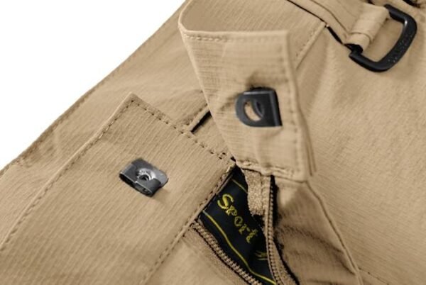 TBMPOY Men's Hiking Pants with Belt Outdoor Quick-Dry Lightweight Waterproof Fishing Mountain Pants 5 Zipper Pockets - Image 5