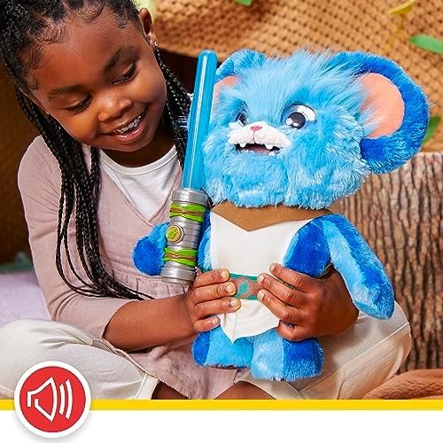 STAR WARS Young Jedi Adventures Jabberin' Jedi Nubs, Electronic Plush, Lights & Sounds, Toys, Preschool Toys for 3 Year Old Boys & Girls - Image 4