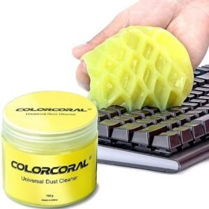 COLORCORAL Cleaning Gel Universal Dust Cleaner for PC Keyboard Cleaning Car Detailing Laptop Dusting Home and Office Electronics Cleaning Kit Computer Dust Remover from 160G