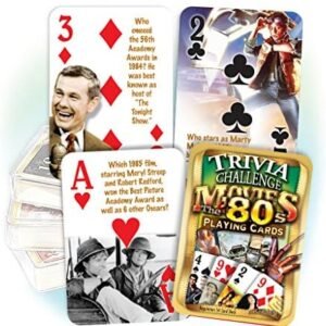 Flickback Media 1980's Movie Trivia Playing Cards: 40th Birthday or Anniversary