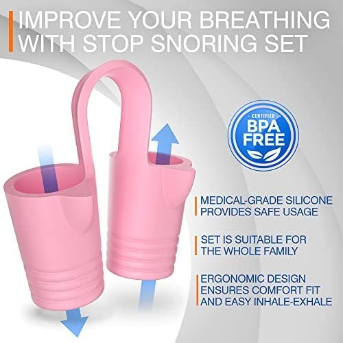 Set of Nose Vents - Effective Snoring Solution - Nasal Dilators, Anti Snoring Devices - Snore Stopper - Sleep Improvement - Relieve Nasal Congestion Due to Colds, Allergy, Deviated Septum - Image 3