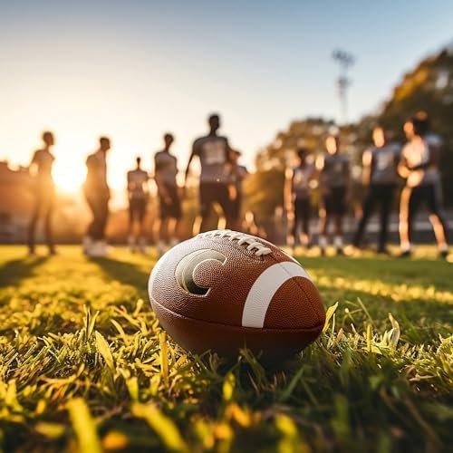 Cannon Sports Leather Composite Official Size Football Indoor and Outdoor with Ball Pump - Image 8