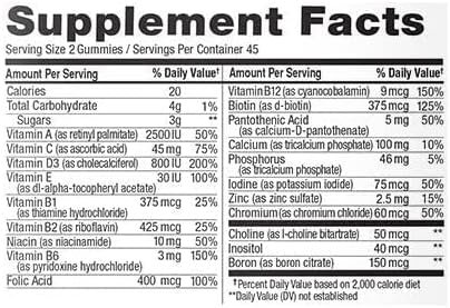 OLLY Women's Multivitamin Gummy, Overall Health and Immune Support, Vitamins A, D, C, E, Biotin, Folic Acid, Adult Chewable Vitamin, Berry, 45 Day Supply - 90 Count (Pack of 1) - Image 12