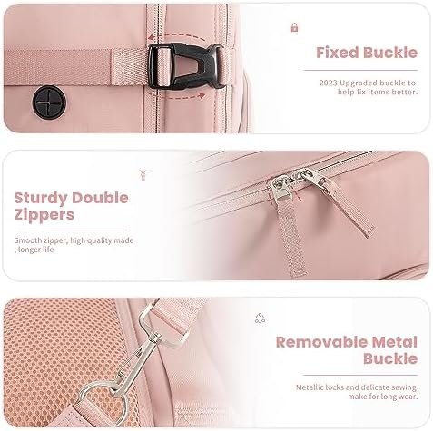 Sinaliy Travel Backpack for Women, Flight Approved Backpack, College Backpack Bag, Casual Daypack, Hiking Backpack, Waterproof Carry On Backpack Business Backpack - Image 4