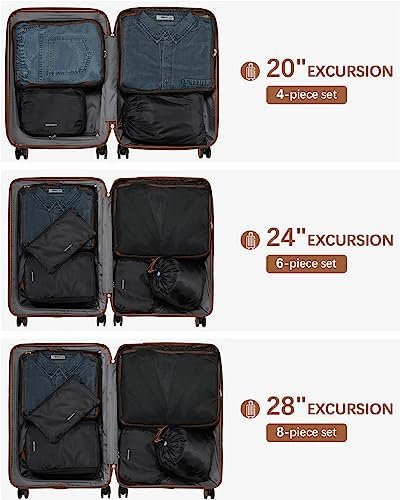 Packing Cubes, 8 Set Luggage Packing Organizers Travel Cubes Suitcase Organizer Bags Set for Travel Accessories - Image 6