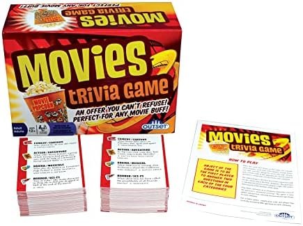 Cobble Hill Puzzle Company Ltd. Outset Media Movies Trivia Game - Party Game - Family Game - Travel Game - Fun and Easy to Play - 1200 Trivia Questions - for 2 or More Players - Ages 12+ - Image 2