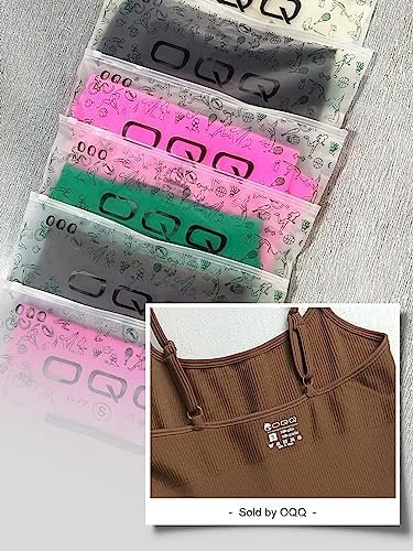 OQQ Women's Yoga Rompers One Piece Ribbed Spaghetti Strap Exercise Romper - Image 2