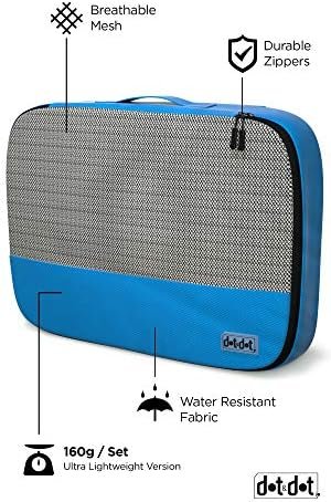 Packing Cubes for Suitcases - 5 Pcs set of Packing Cubes for Travel - Packing Cubes for Carry on Suitcase Organizer Bags - Travel Cubes Travel Organizer Bags for Luggage - Image 5